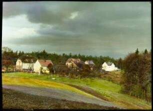 Forsthaus Langenhennersdorf : Langenhennersdorf. Blick zum Forsthaus