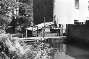 Lindenau. Mühle am Schloßteich