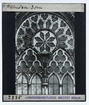 Minden, Dom : Fenstermaßwerk