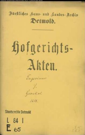 Engerinus, Pastor Johanns Witwe gegen Kord Gevekot zu Leese - Schuldforderung