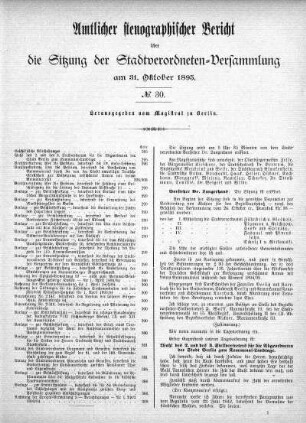 No. 30, 31. Oktober 1895