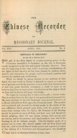 No. 3. April, 1885