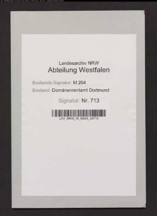 Ablösung einer Geldrente durch Franz Gormann aus Lünen