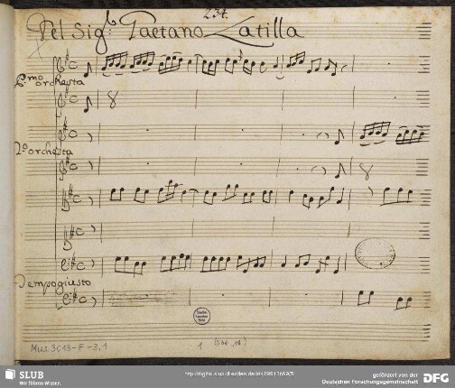 Aria: Non so se la speranza