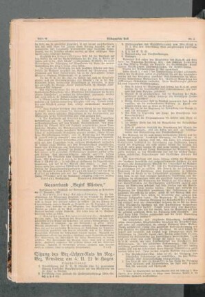 Sitzung des Bez.-Lehrer-Rats im Reg.-Bez. Arnsberg am 4.11.21 in Hagen : [Lehrerwarte]