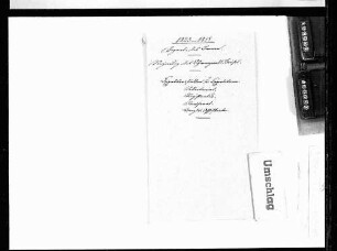Expeditoren und Expeditorstellen: Sekretariat, Registratur, Revisorat, Kanzleiassistenten (1823-1858)