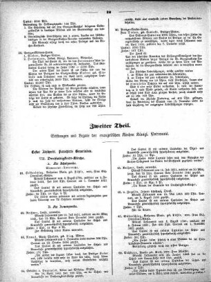 Zweiter Theil. Stiftungen und Legate der evangelischen Kirchen Königl. Patronats