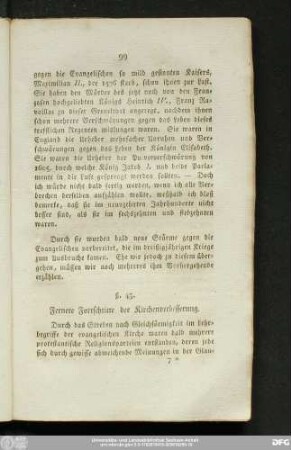 §. 43. Fernere Fortschritte der Kirchenverbesserung.