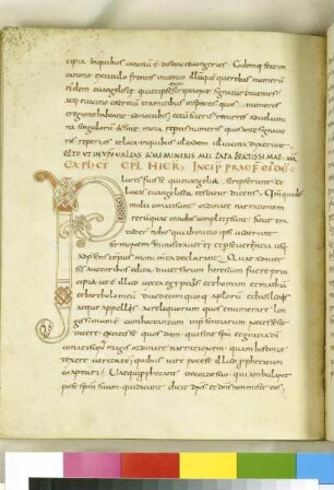 Schriftseite mit Initiale, Folio fol. 14v