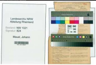 Entnazifizierung Johann Mauel , geb. 01.09.1893 (Beamter)
