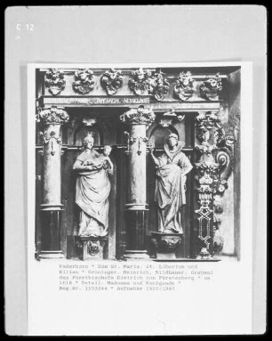 Grabmal des Fürstbischofs Dietrich von Fürstenberg: Heilige Kunigunde