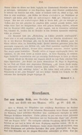 263-271 Rundschau zur kirchlichen Lage