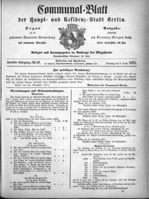 1871,49: No. 49, 3. Dezember 1871