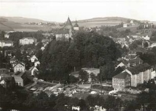 Stadtansicht von Schwarzenberg : Schwarzenberg. Stadtansicht