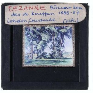 Cézanne, Hohe Bäume im Jas de Bouffan