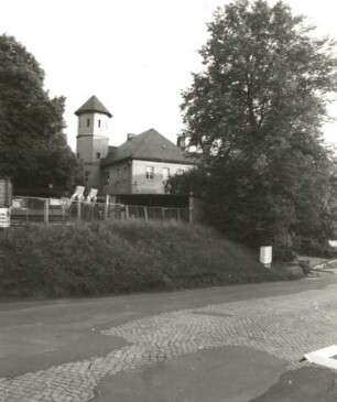 Schwarzenberg-Sachsenfeld- Rittergut, Grünhainer Straße 32 (16. Jahrhundert, 1833, 1961). Straßenansicht