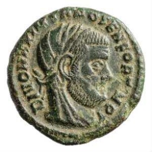 Münze, Follis, 317 - 318 n. Chr.