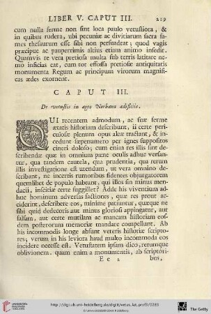 Caput III: De vetustis in agro Norbano aedificiis