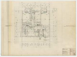 Wohnhaus Mariendorfer Damm 48, Berlin-Mariendorf: Grundriss 2.-5. Obergeschoss 1:50