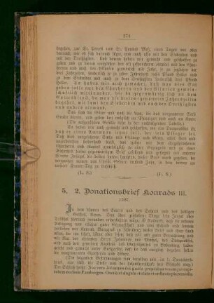 5. 2. Donationsbrief Konrads III.