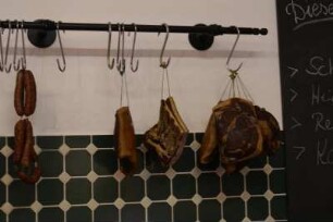 Fleisch am Haken