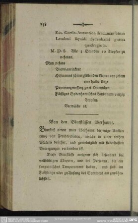 Von den Blutflüssen überhaupt
