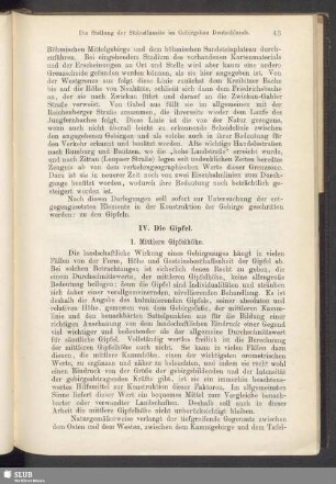 IV. Die Gipfel