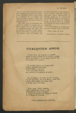Cualquier amor