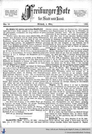 Nr. 19-26, März 1868