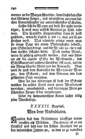XXXXII. Kapitel. Von dem Nasenbluten.