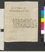 Brief von Baumgarten-Crusius, Ludwig Friedrich Otto an Goethe, Johann Wolfgang von