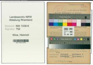 Entnazifizierung Heinrich Klive , geb. 10.02.1901 (Krankenpfleger)