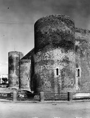 Catania. Castello Ursino (Erbauung um 1239/1250, Restaurierung 1934)