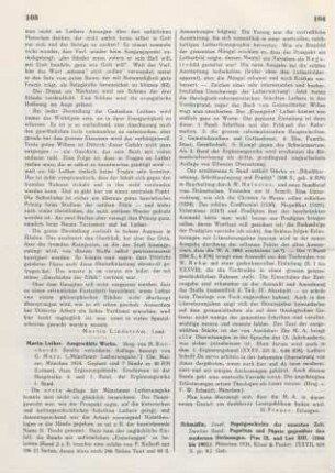 103-104 [Rezension] Martin Luther Ausgewählte Werke
