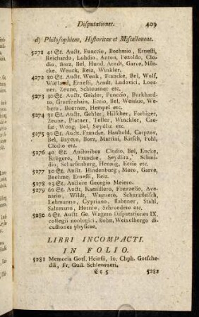 409-412, Libri Incompacti.