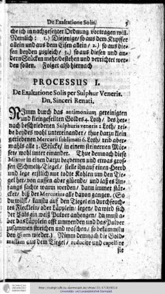 Processus I