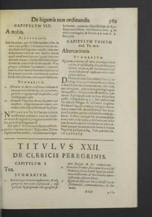 Titulus XXII.