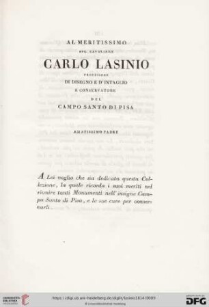 Amatissimo Padre