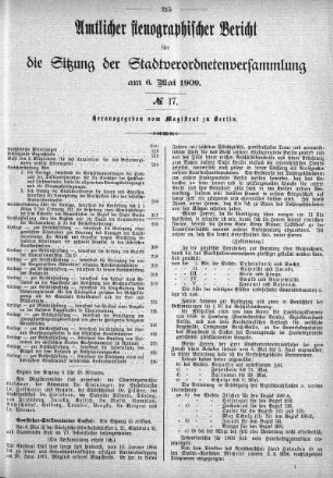 No. 17, 06.05.1909