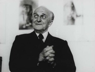 Heinrich Burkhardt : Portrait des Malers und Grafikers Professor Heinrich Burkhardt (1904-1985)