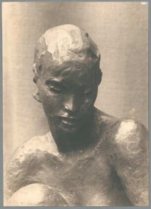 Sitzende, 1926, Bronze, Detail