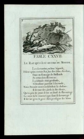 Fable CXXVII. Le Rat Qui S'Est Retiré Du Monde.