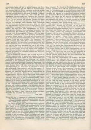 449-451 [Rezension] Feine, Paul, Der Jakobusbrief nach Lehranschauungen und Entstehungsverhältnissen untersucht