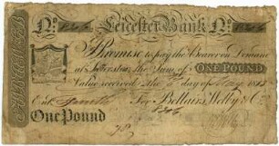 Geldschein, 1 Pfund, 7.5.1813
