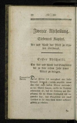 Siebentes Kapitel.