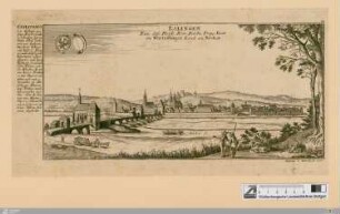 Eslingen : eine deß Heyl. Röm. Reichs Freye Statt im Würtenberger Land am Neckar