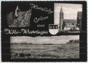 Ansichten aus Worringen am Rhein