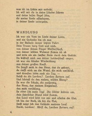 Wandlung