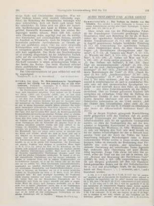 192-194 [Rezension] Hammershaimb, Erling, Das Verbum im Dialekt von Ras Schamra