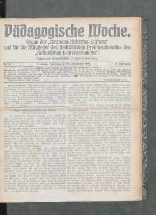 Über Schreibunterricht und Schrift